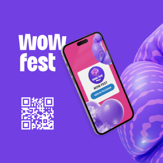 Теперь у WOW FEST есть свой домик в телеграм